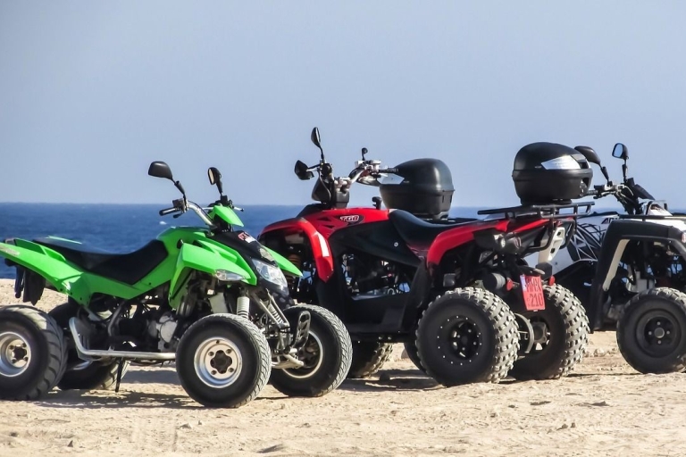 Santorin : Journée en quad ou en buggy avec transfert à l'hôtelLocation de quad à 2 places