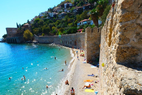 Alanya: tour de la ciudad con teleférico y cueva de Damlatas 3 en 1Alanya: Tour de la ciudad Standart