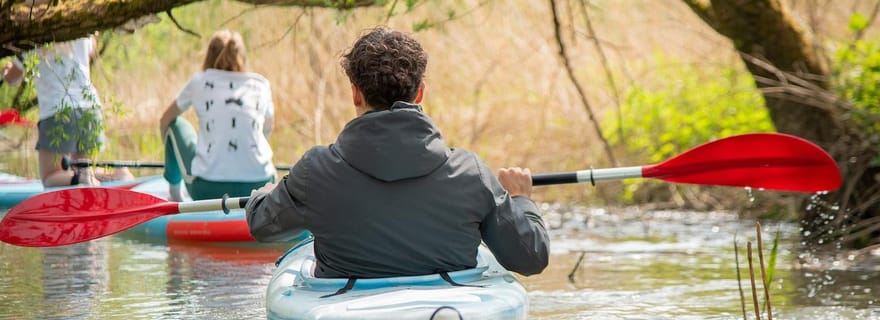 Biesbosch : Location de kayak avec carte routière et gilet de sauvetage