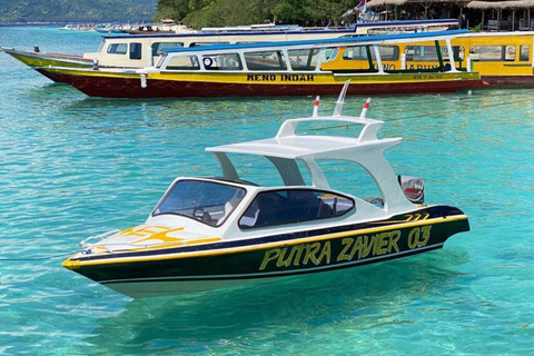 Gili Trawangan: Bangsal Harbor Fast Boat Transfer Gili Trawangan: Teluk nara Fast Boat Transfer