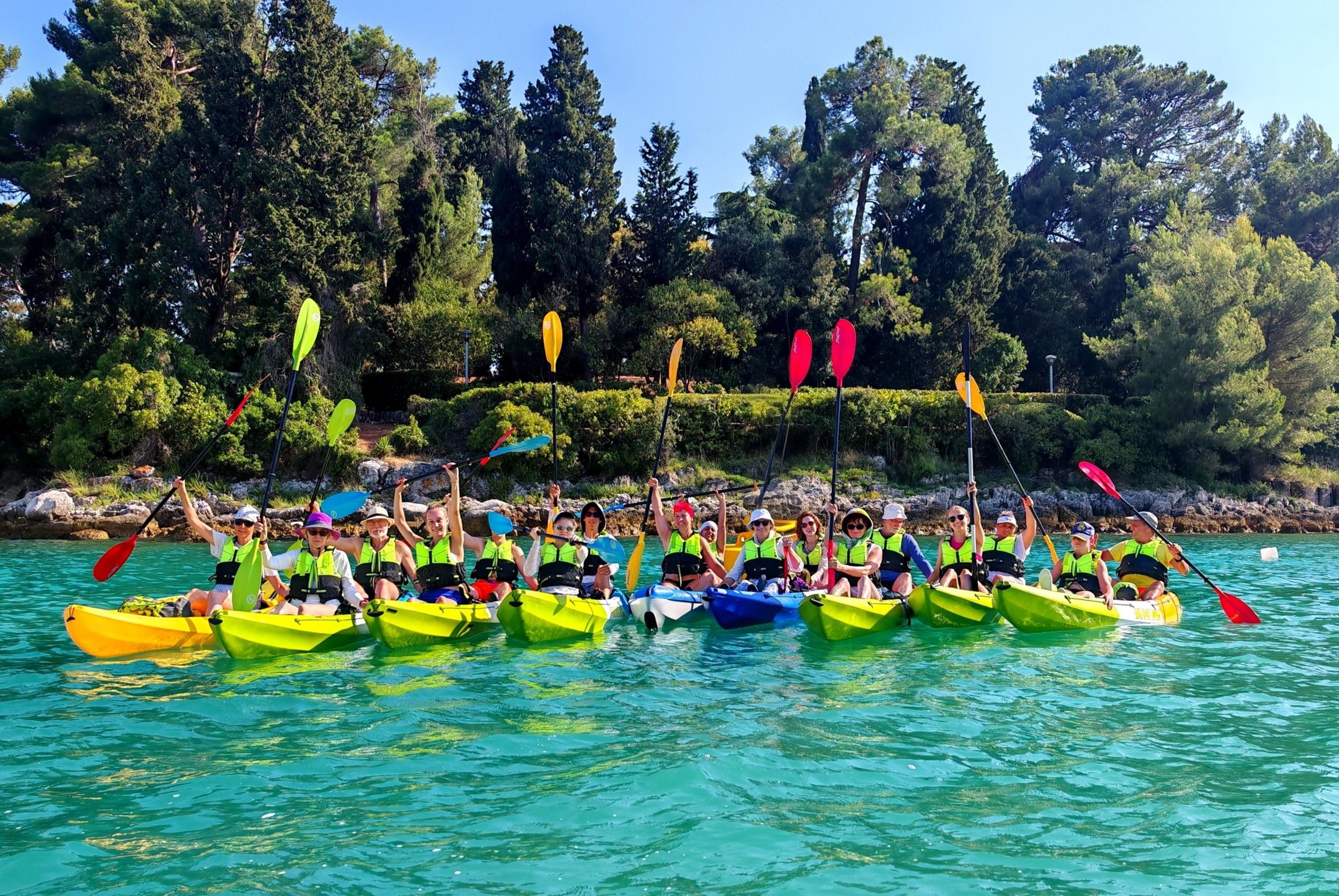 Fantastische Kajaktour in Rovinj – kostenloses Getränk, Schnorcheln, Sprünge und Fotos