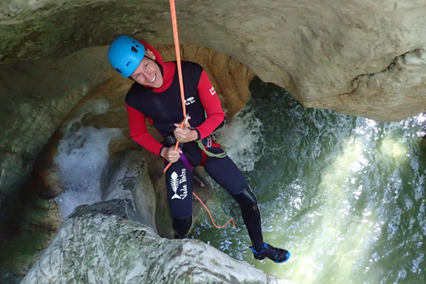 Bauges Massif: Canyoning at the Devil's Bridge