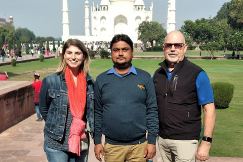 Agra: Agra Fort och Mehtab Bagh Tour