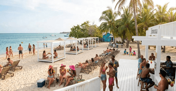 Cartagena Rosario Islands, Isla Grande Beach Club and welcome cocktail
