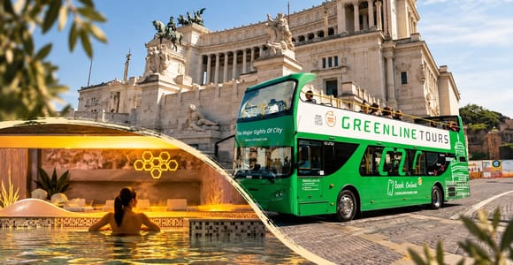 Rome: Hop-On Hop-Off Panoramic Tour & Luxury Day Spa