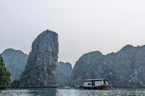 Hanoi/Cat Ba: Lan Ha Bay Day Cruise with Dark & Bright Caves Day Trip Cruise Pick up & Drop Off From Cat Ba Town