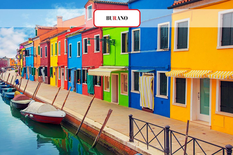 Islas de Venecia: Cristal de Murano y Colores de Burano Visita guiada