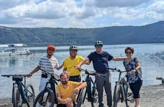 Rom: E-Bike-Tour auf der Appia Antica nach Castel Gandolfo und zum See