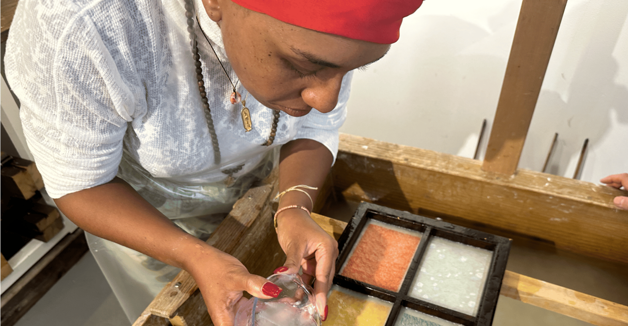 Tokyo Asakusa : Handmade Japanese Paper Workshop photo 18
