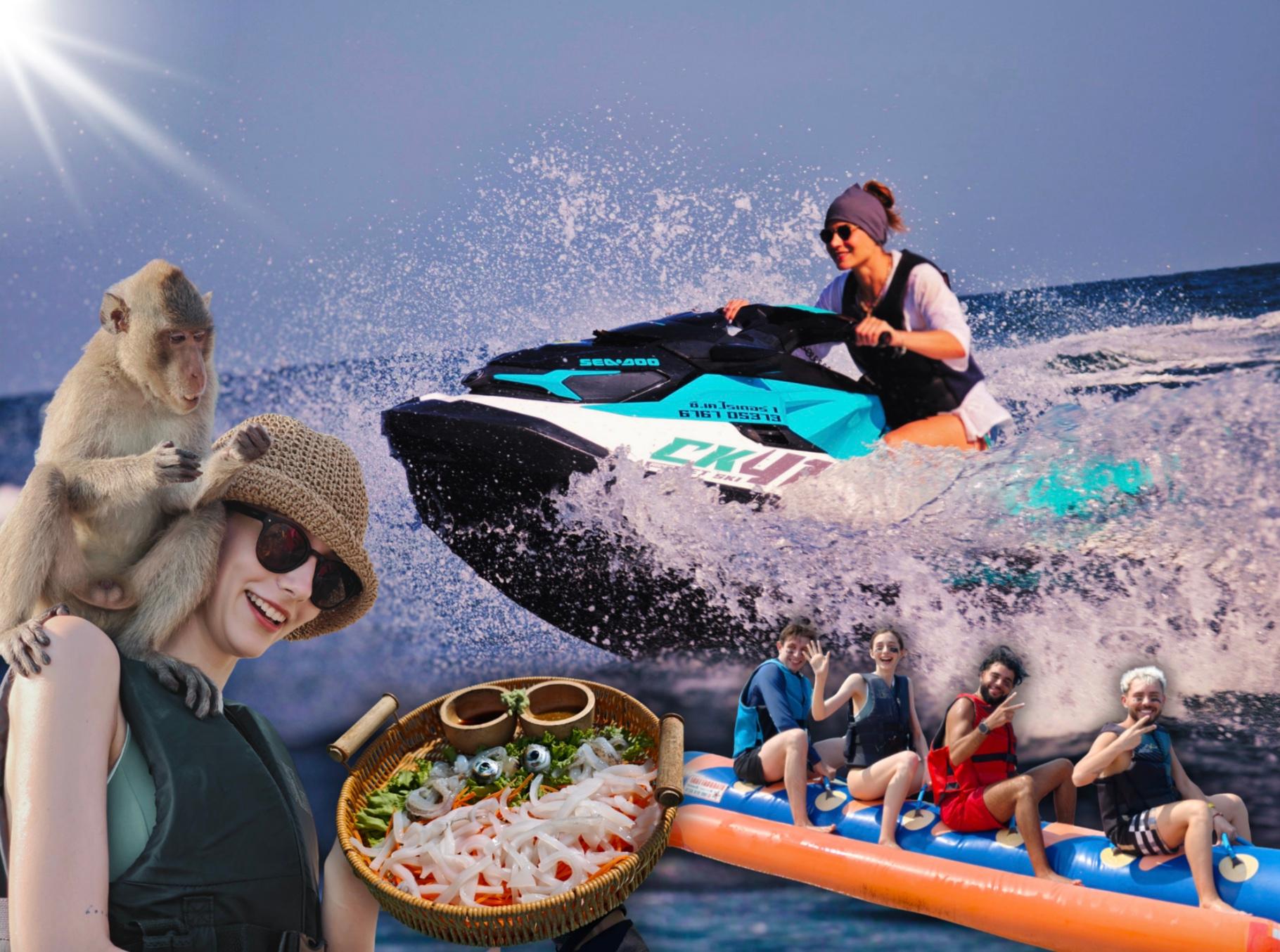 Pattaya: Jetski 3 Inseln 4h Ultimativer Nervenkitzel mit Schnorcheln