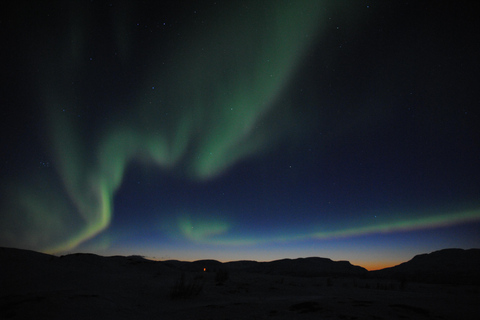 Abisko Autumn Aurora Fire Hike
