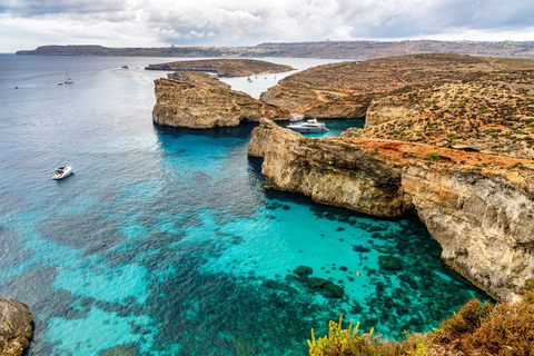 Blue & Crystal Lagoons of Comino & Gozo – Sea Caves Cruise Sunset Tour Experience