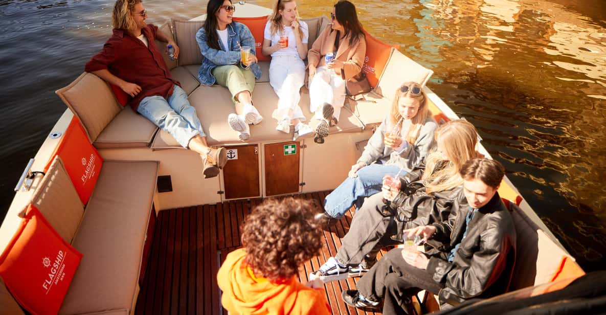 Afbeelding 9 van Amsterdam: luxe grachtenrondvaart met onbeperkte drankjes en hapjes