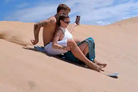 Agadir/Taghazout: Beach Quad Bike & Desert Sandboarding Tour