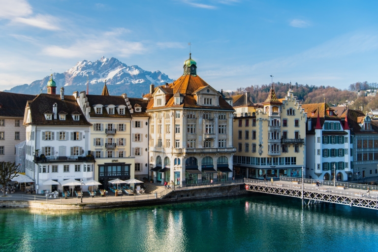 Au départ de Zurich : Excursion d'une journée à Lucerne avec croisière optionnelleLucerne avec la croisière de 1ère classe