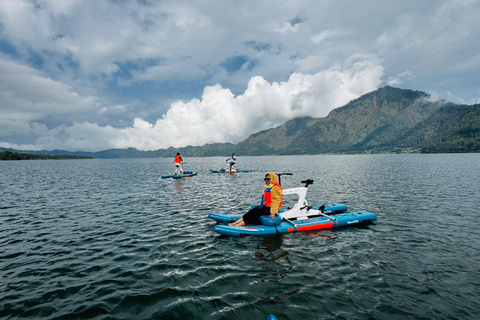 Bali/Mount Batur: Guided Lake Batur Water Bike Experience Guided Water Bike Experience with Meeting Point