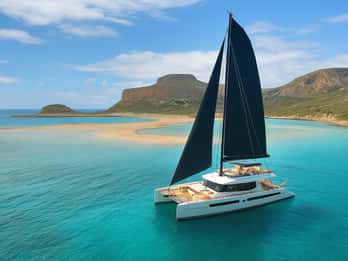 Kissamos: Catamarano di lusso pomeridiano per Balos e rinfresco