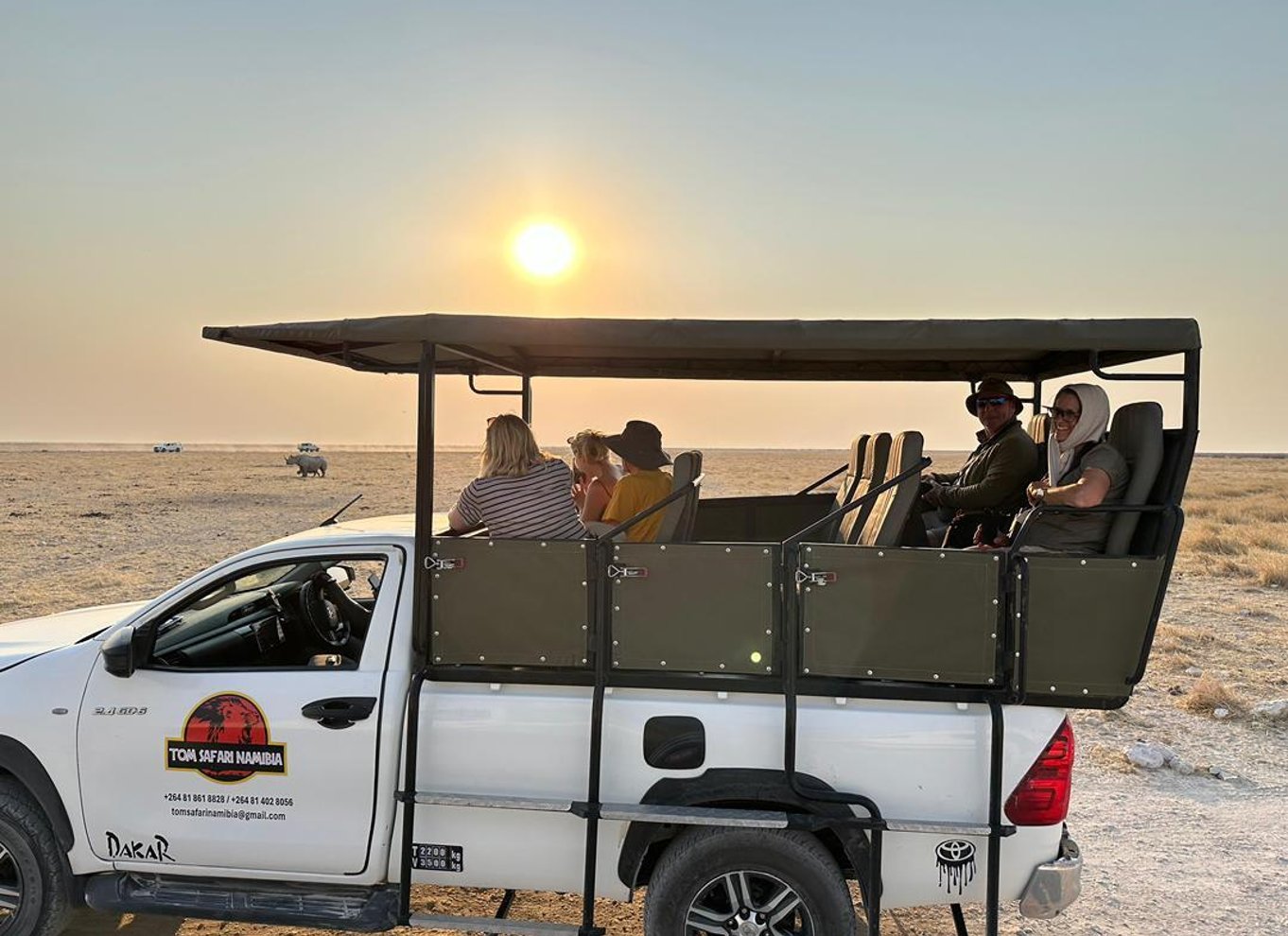Etosha Nationalpark: Hel- eller halvdagsvildtsafari