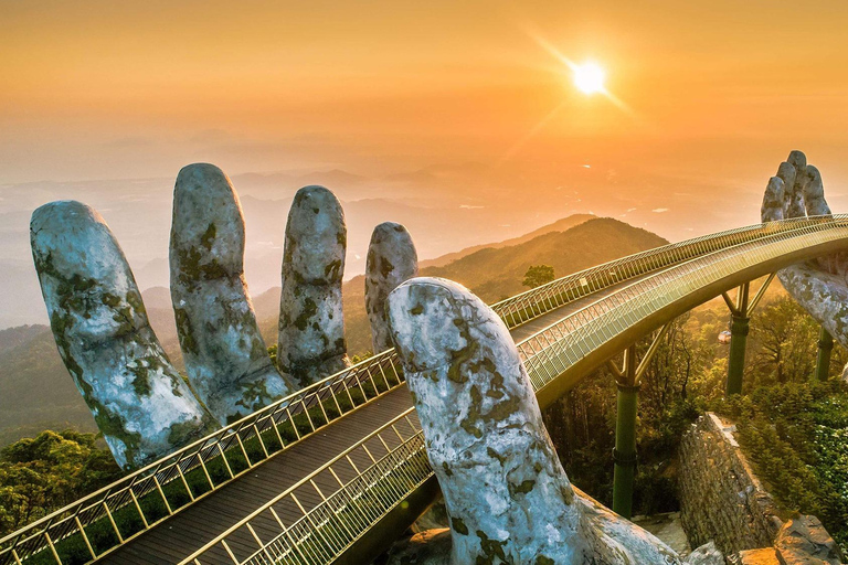 Golden Bridge Ba Na Hills &amp; Marble Mountain Private Tour