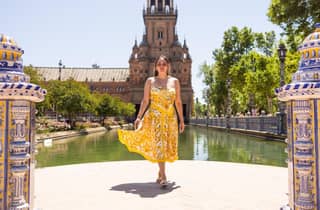Sevilla: Professionelles Fotoshooting auf der Plaza de España
