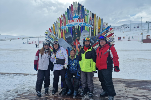 Skitocht in Cappadcoia Erciyes berg