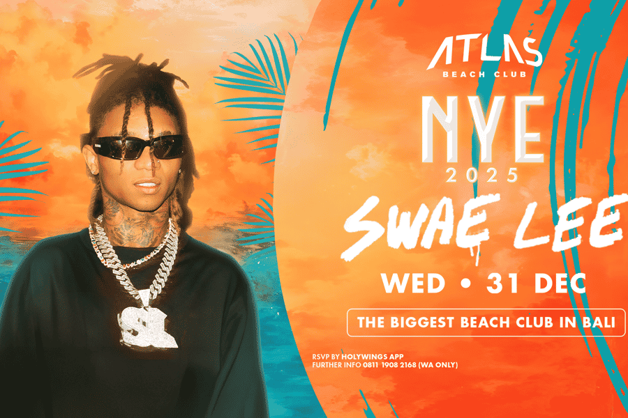 Bali/Canggu: Silvester 2025 mit SWAE LEE im Atlas Beach Club. Foto: GetYourGuide