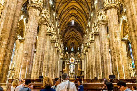 Milan: Duomo & Rooftops Guided Tour with Lift Ticket English Guided Tour-Afternoon