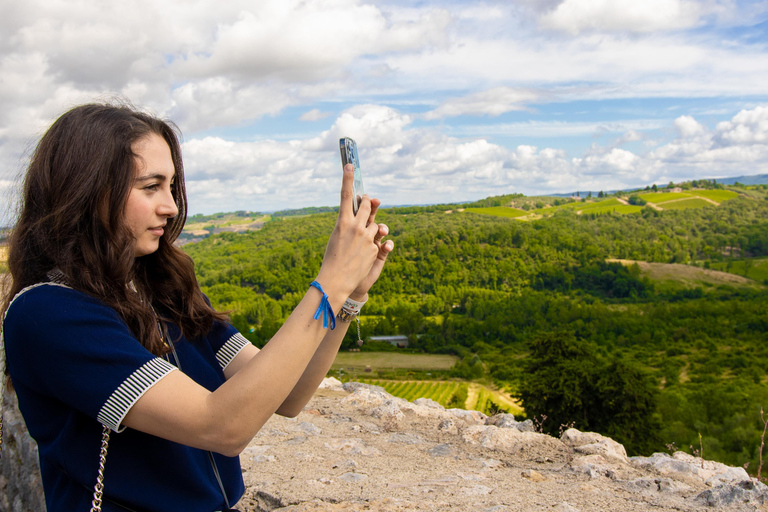 Florence: Monteriggioni & Val d'Orcia Optional Wine Tasting Classic Option in Portuguese