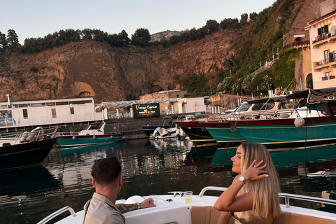 Sorrento: Private Sunset Cuise with Prosecco and Limoncello Up to 4 people and 40HP boat