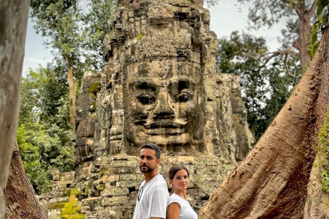 Siem Reap: Private Angkor Wat Tuk-Tuk Tour (English Driver) 5-8 Hours: Angkor Wat - Top 3 Temples & More (Flex-Start)