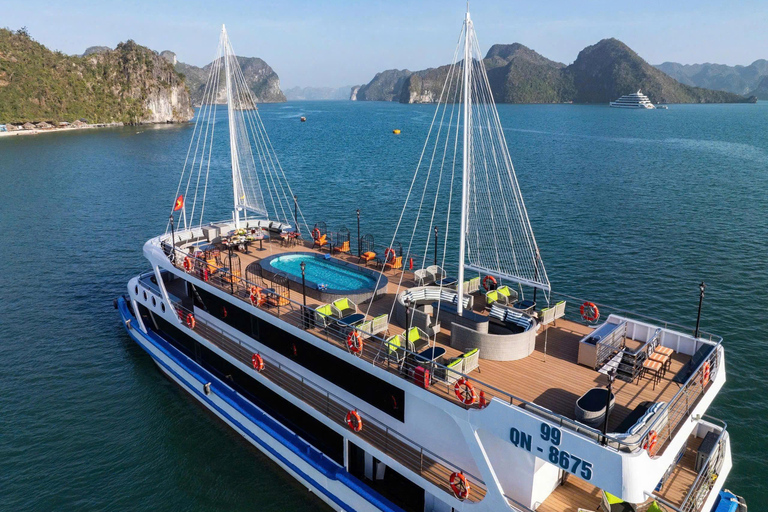 Ha Long Bay Day Cruise by La Casta with Buffet Lunch Sharing Bus
