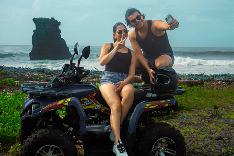 Mizata: ATV tour of the beach and viewpoint with pool access