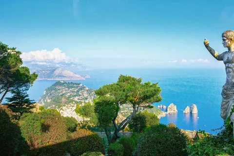 From Amalfi Coast Ports: Capri Transfer and Island Boat Tour