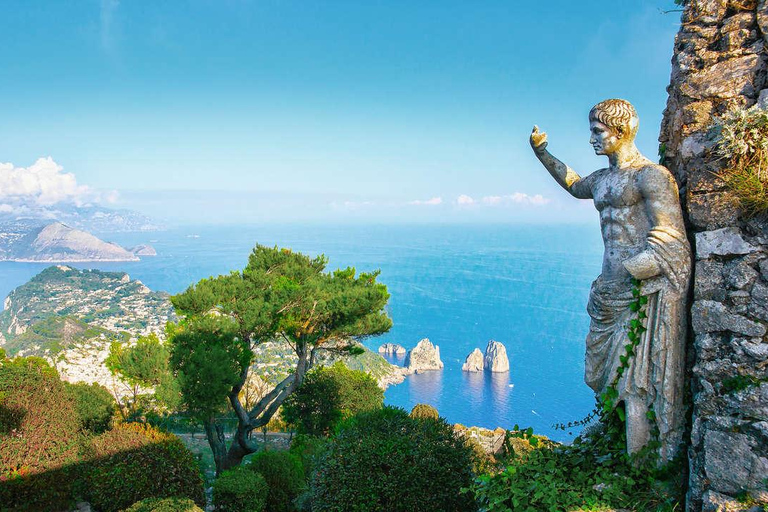 From Amalfi Coast Ports: Capri Transfer and Island Boat Tour From Minori