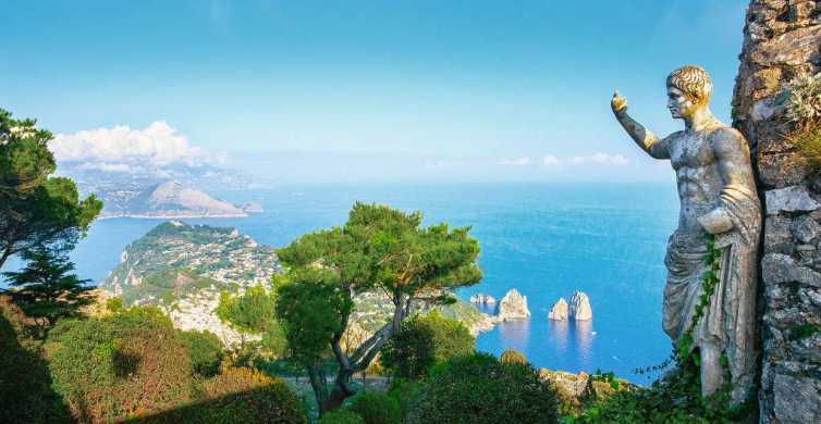 From Amalfi Coast Ports: Capri Transfer w/ Guided Boat Tour