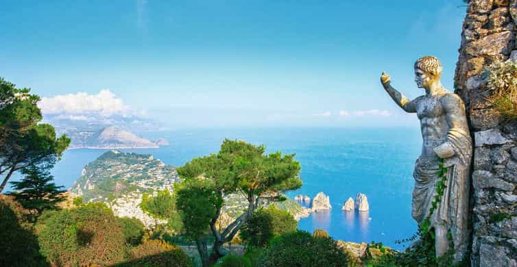 From Amalfi Coast Ports: Capri Transfer w/ Guided Boat Tour