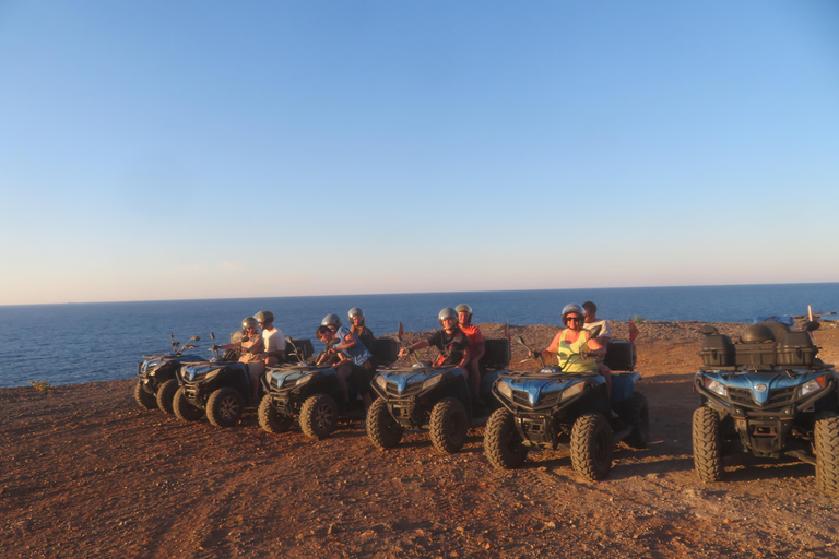 From Hersonissos/Malia: Guided Sunset Quad Safari