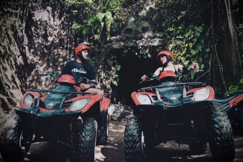 Ubud: Gorilla Face ATV & Batur Natural Hotspring met lunchTandemrit met Bali Transfers