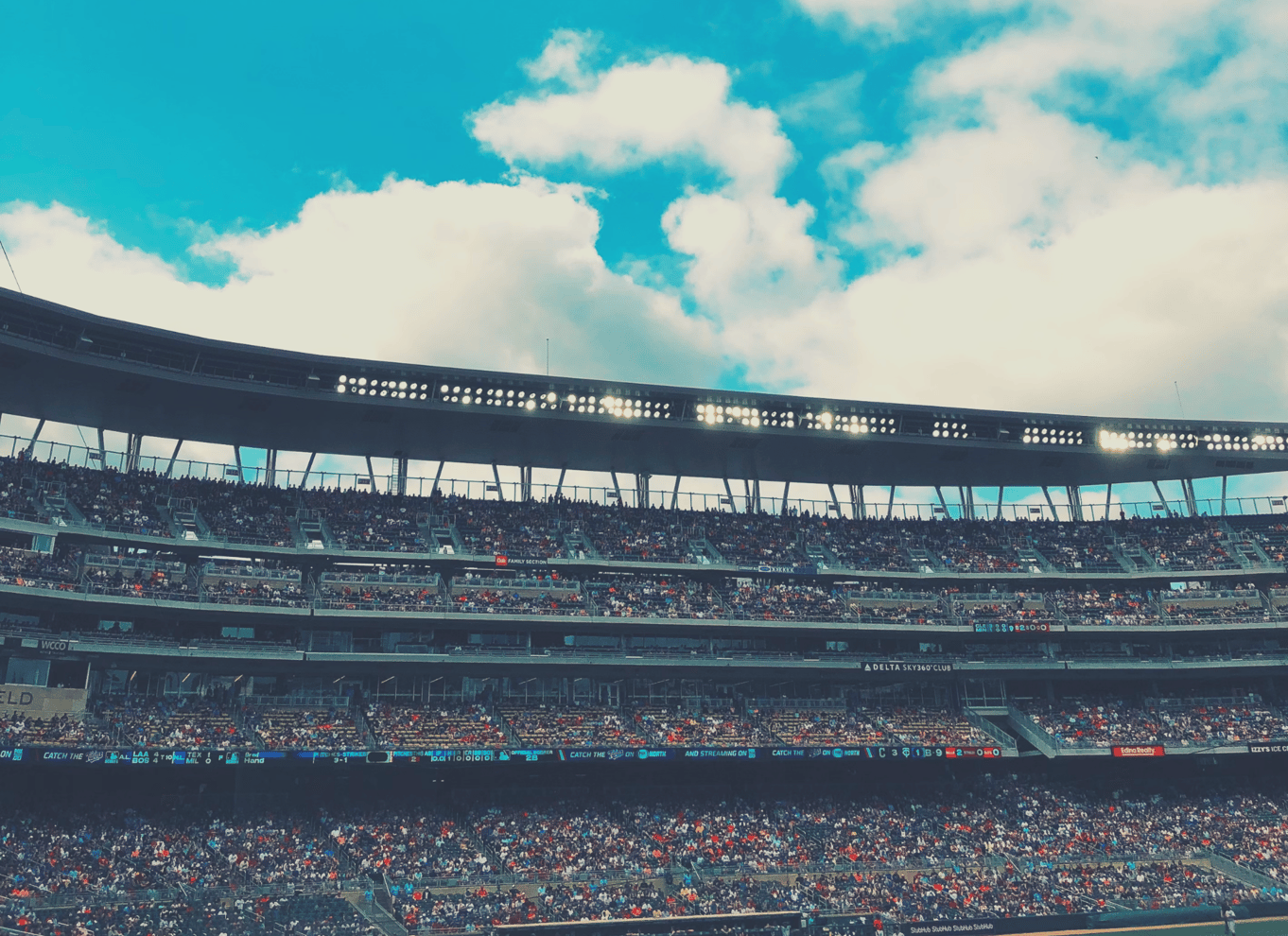 Minnesota Twins baseballkamp på Target Field