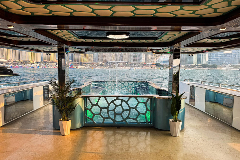 Abu Dhabi: Yas Marina Bay Megayacht Dinner Cruise & Buffet Yas Marina Megayacht Dinner Cruise with Buffet + soft drinks