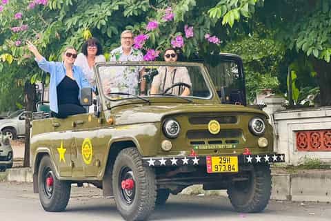 Hanoï : Visite guidée des incontournables en jeep vintage