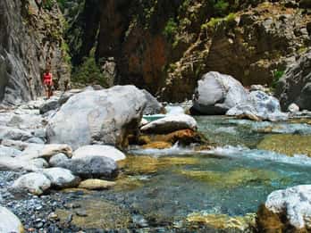 Au départ d'Héraklion : randonnée guidée dans les gorges de Samaria avec prise en charge