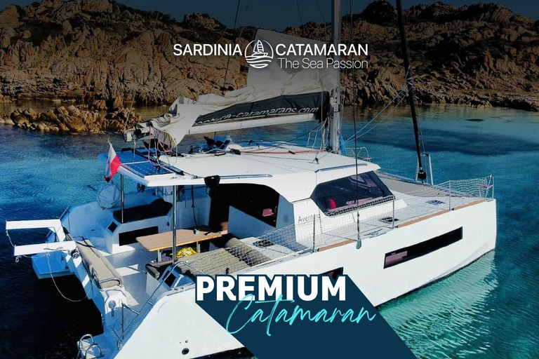 From Palau: Maddalena Archipelago Catamaran Tour with Lunch