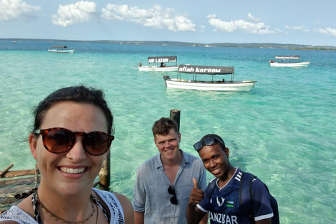 Prison island and nakupenda beach sandbank