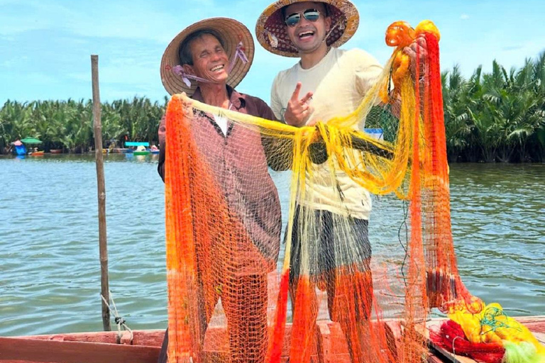 Hoi An: Basket Boat Ride in the Coconut Forest Tour experience include option hotel Pick up and Drop-off