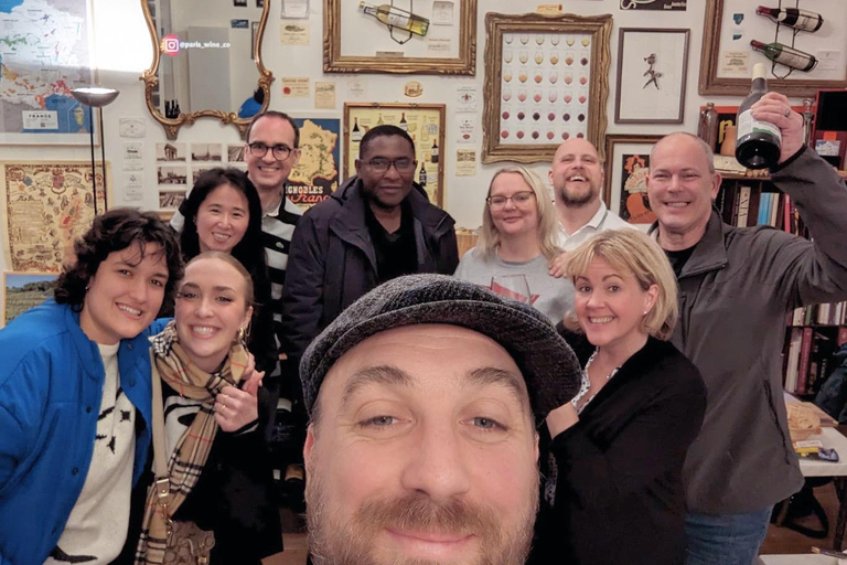 Paryż: Degustacja wina z 6 winami i deską serów