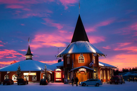 Rovaniemi: Santa Claus Village + Husky & Reindeer Sled Ride