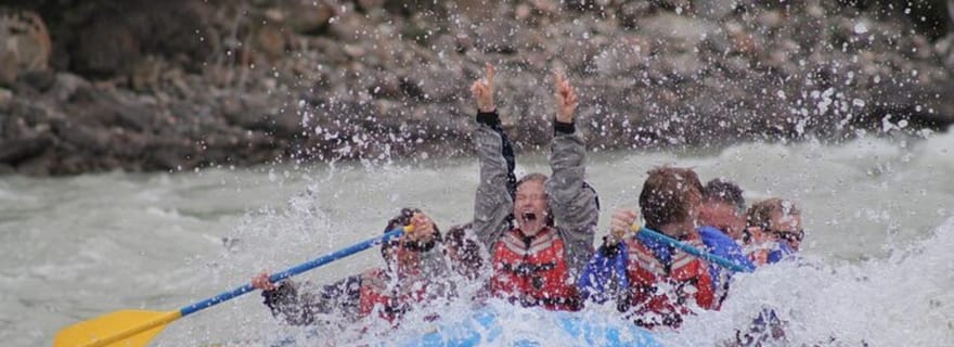 Jasper : Excursion en eaux vives sur la rivière Athabasca au point milliaire 5