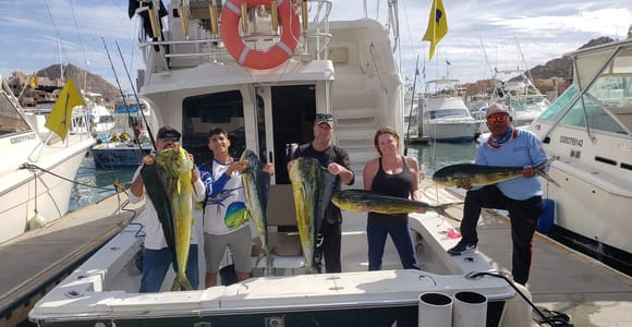 Cabo Private Fishing Trip on Phantom II (36ft Luhrs Cruiser)