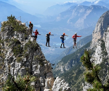 Andalo: esperienza di via ferrata, "Ferrata delle Aquile